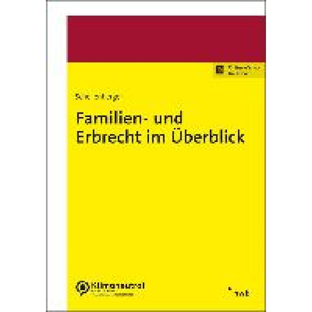 9783482683015 - Schellenberger Michael Familien- und Erbrecht im Überblick