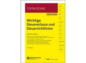 9783482683145 - Wichtige Steuererlasse und Steuerrichtlinien Kartoniert (TB)