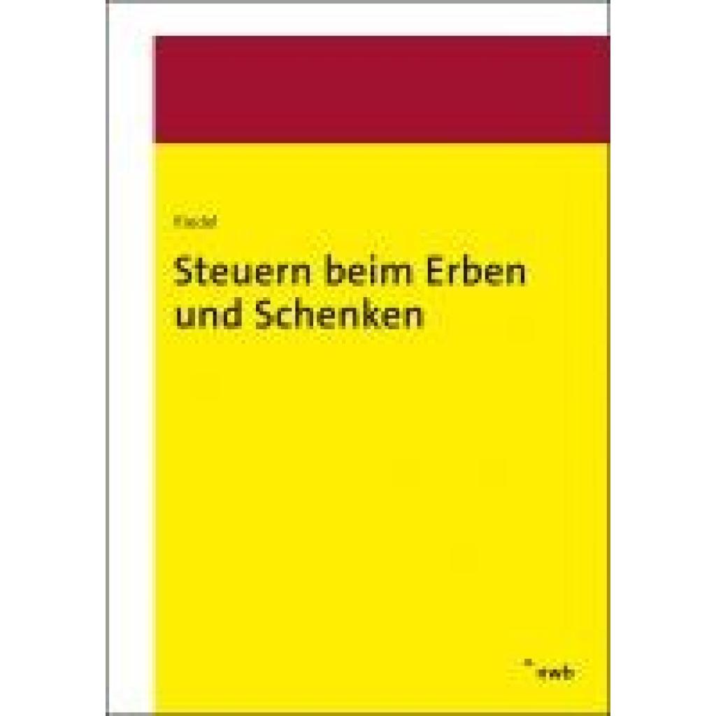 9783482686917 - Riedel Christopher Steuern beim Erben und Schenken