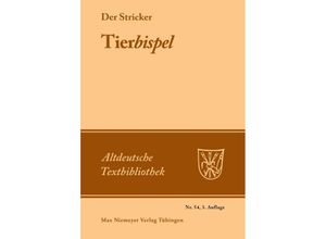 9783484201545 - Tierbispel - Der Stricker Kartoniert (TB)