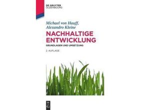 9783486721058 - Nachhaltige Entwicklung - Michael von Hauff Alexandro Kleine Gebunden