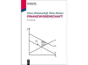 9783486721324 - Oldenbourgs Lehr- und Handbücher der Wirtschafts- u Sozialwissenschaften   Finanzwissenschaft - Dieter Brümmerhoff Thiess Büttner Gebunden