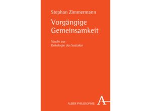 9783495491935 - Vorgängige Gemeinsamkeit - Stephan Zimmermann Kartoniert (TB)