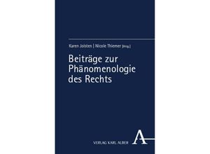 9783495993330 - Beiträge zur Phänomenologie des Rechts Kartoniert (TB)