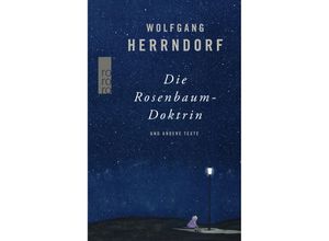 9783499291296 - Die Rosenbaum-Doktrin - Wolfgang Herrndorf Gebunden