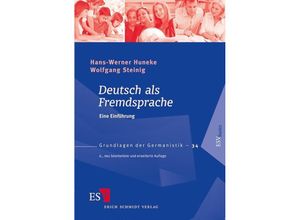 9783503137657 - Deutsch als Fremdsprache - Hans-Werner Huneke Wolfgang Steinig Kartoniert (TB)