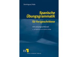 9783503137763 - Spanische Übungsgrammatik für Fortgeschrittene - Jose M Dominguez Miguel Valle Kartoniert (TB)