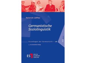 9783503165759 - Germanistische Soziolinguistik - Heinrich Löffler Kartoniert (TB)