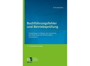 9783503236138 - Buchführungsfehler und Betriebsprüfung - Peter Schumacher Kartoniert (TB)