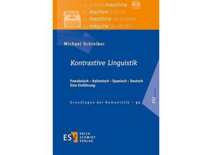 9783503237050 - Kontrastive Linguistik - Michael Schreiber Kartoniert (TB)