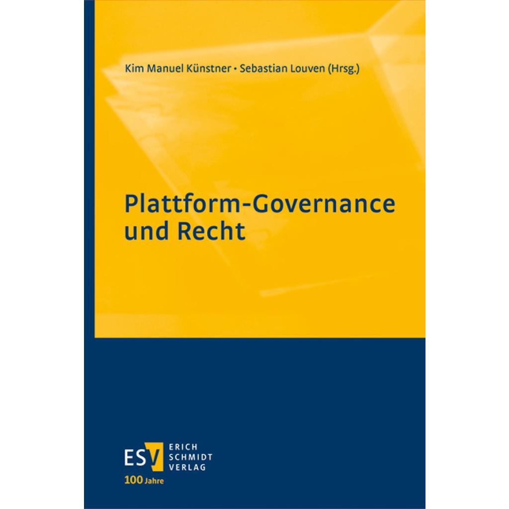 9783503237319 - Plattform-Governance und Recht