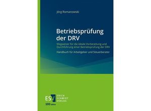 9783503238033 - Betriebsprüfung der DRV - Jörg Romanowski Kartoniert (TB)