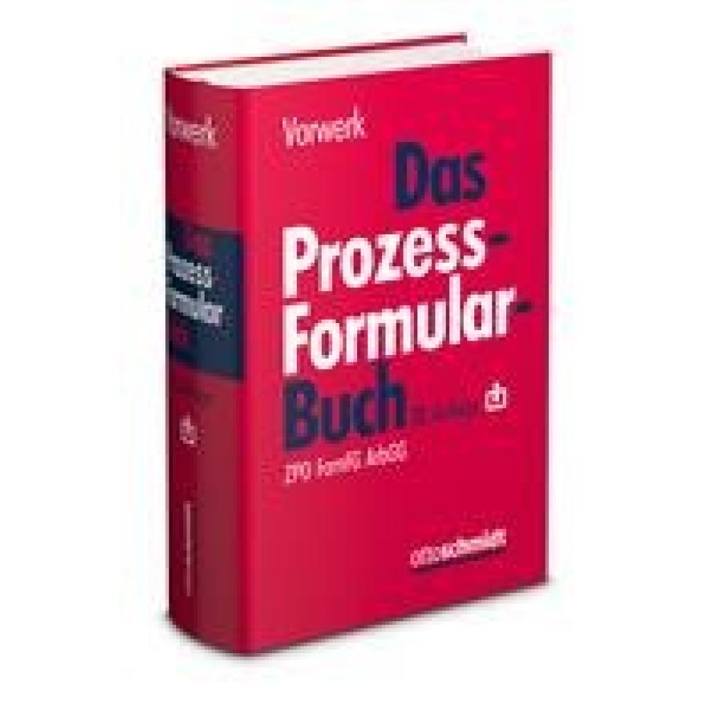 9783504070205 - Schneider Hagen Das Prozessformularbuch