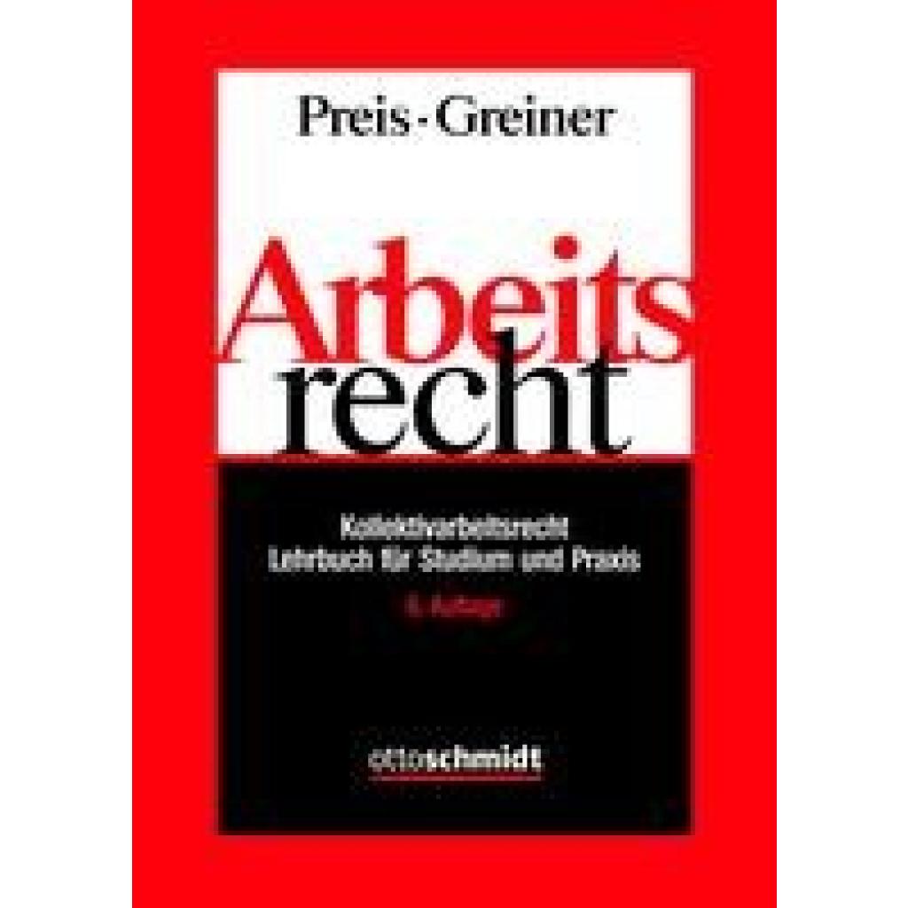 9783504420253 - Preis Ulrich Arbeitsrecht - Kollektivarbeitsrecht