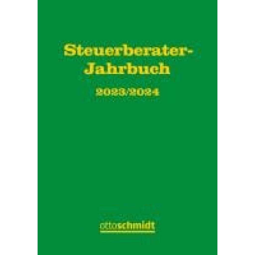 9783504626709 - Steuerberater-Jahrbuch 2023 2024