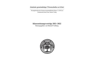 9783515135306 - Klassensitzungsvorträge 2021-2022 Kartoniert (TB)