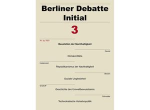 9783515136136 - Berliner Debatte Initial 34 (2023) 3 Kartoniert (TB)