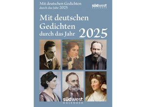 9783517103006 - Mit deutschen Gedichten durch das Jahr 2025 - Tagesabreißkalender zum Aufstellen oder Aufhängen