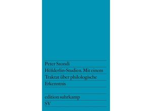 9783518103791 - Hölderlin-Studien - Peter Szondi Taschenbuch