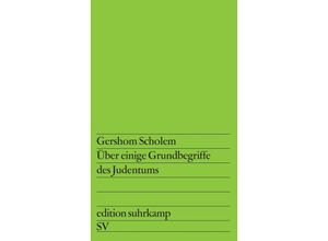 9783518104149 - Über einige Grundbegriffe des Judentums - Gershom Scholem Taschenbuch