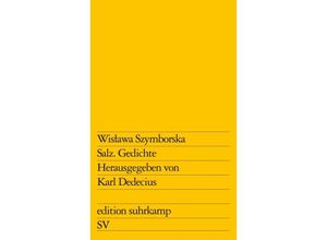 9783518106006 - Salz - Wislawa Szymborska Taschenbuch