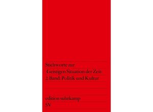 9783518110003 - Stichworte zur Geistigen Situation der Zeit in 2 Bdn Taschenbuch