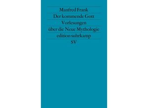 9783518111420 - Der kommende Gott - Manfred Frank Taschenbuch