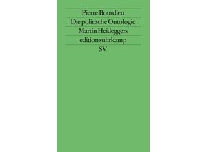 9783518115145 - Die politische Ontologie Martin Heideggers - Pierre Bourdieu Taschenbuch