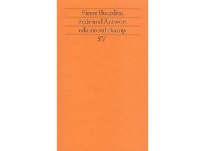 9783518115473 - Rede und Antwort - Pierre Bourdieu Taschenbuch