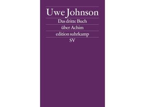 9783518118191 - Das dritte Buch über Achim - Uwe Johnson Kartoniert (TB)