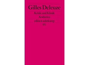 9783518119198 - Kritik und Klinik - Gilles Deleuze Kartoniert (TB)