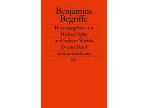 9783518120484 - Benjamins Begriffe - Walter Benjamin Taschenbuch