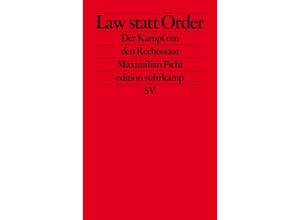 9783518128374 - Law statt Order - Maximilian Pichl Taschenbuch