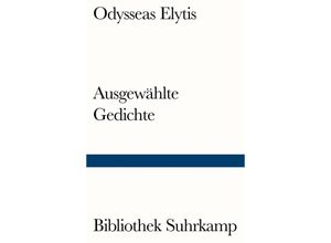 9783518240335 - Ausgewählte Gedichte - Odysseas Elytis Kartoniert (TB)