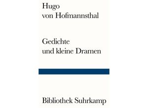 9783518241455 - Gedichte und kleine Dramen - Hugo von Hofmannsthal Kartoniert (TB)