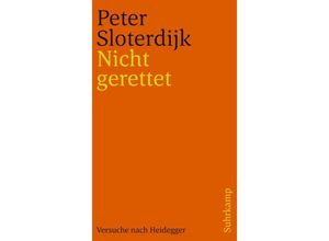 9783518242254 - Nicht gerettet - Peter Sloterdijk Kartoniert (TB)