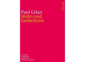 9783518242520 - Werke Tübinger Ausgabe - Paul Celan Kartoniert (TB)