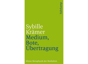 9783518242766 - Medium Bote Übertragung - Sybille Krämer Kartoniert (TB)