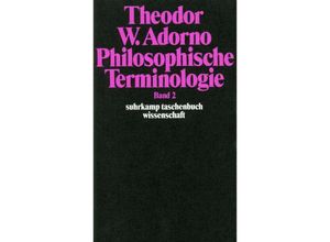 9783518276501 - Philosophische TerminologieBd2 - Theodor W Adorno Taschenbuch