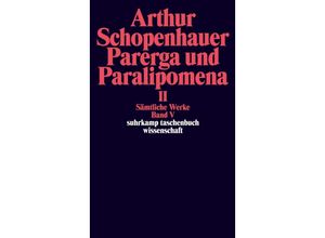 9783518282656 - Sämtliche Werke in fünf BändenBd5 2 - Arthur Schopenhauer Taschenbuch