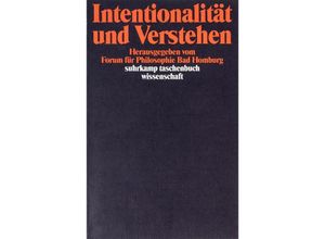 9783518284568 - Intentionalität und Verstehen Taschenbuch