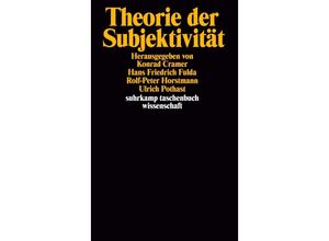 9783518284629 - Theorie der Subjektivität Taschenbuch