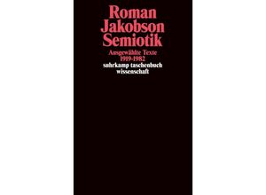 9783518286074 - Semiotik - Roman Jakobson Taschenbuch