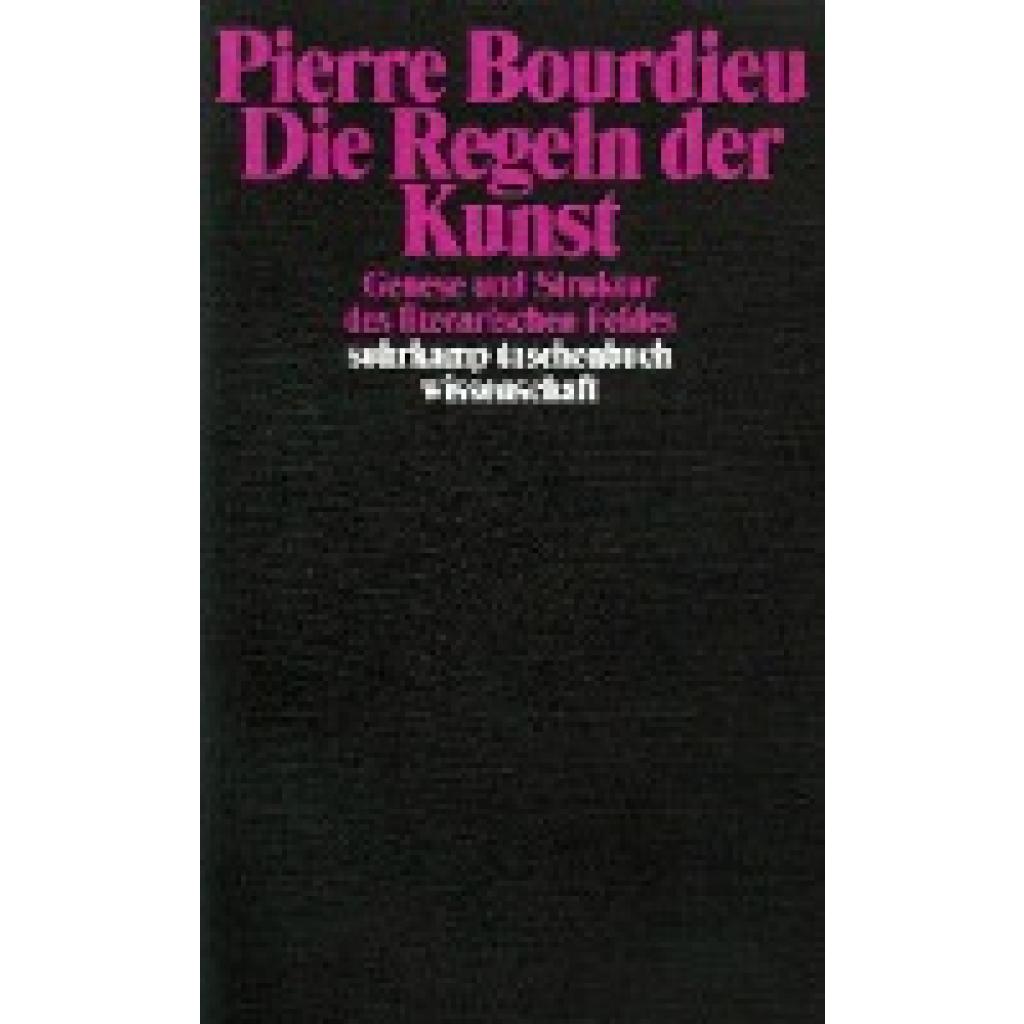 9783518291399 - Bourdieu Pierre Die Regeln der Kunst