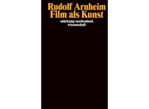 9783518291535 - Film als Kunst - Rudolf Arnheim Taschenbuch