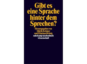 9783518291924 - Gibt es eine Sprache hinter dem Sprechen? Taschenbuch