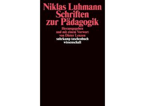 9783518292976 - Schriften zur Pädagogik - Niklas Luhmann Kartoniert (TB)