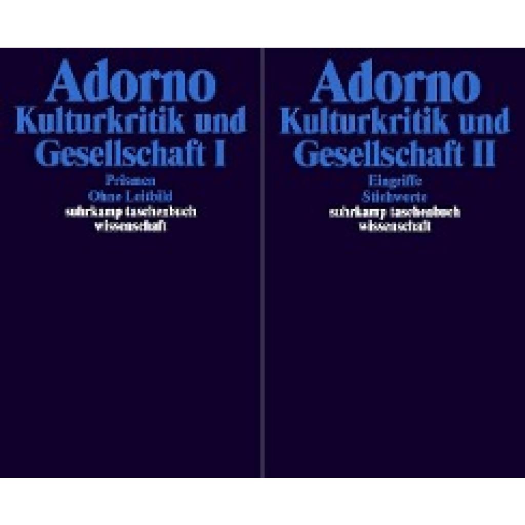 9783518293102 - Adorno Theodor W Gesammelte Schriften in 20 Bänden