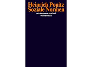 9783518293942 - Soziale Normen - Heinrich Popitz Taschenbuch