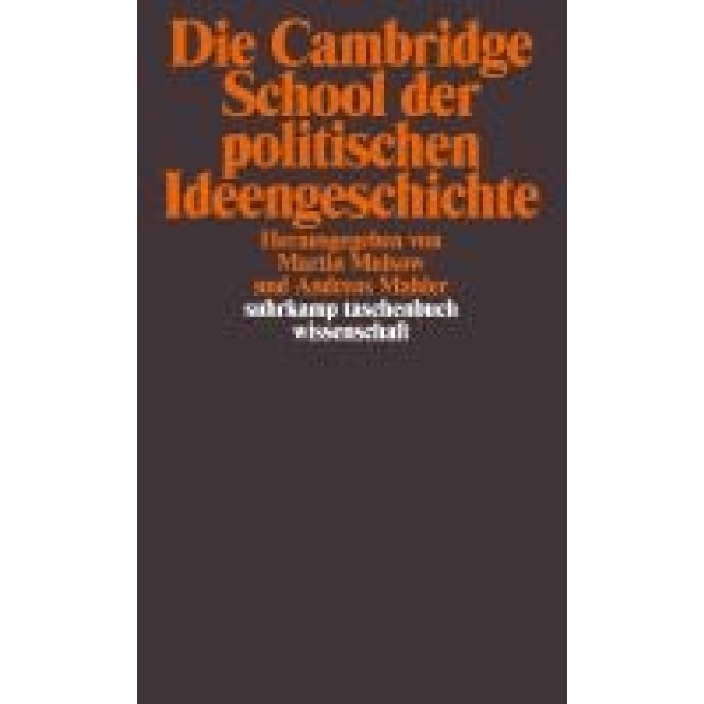 9783518295250 - Die Cambridge School der politischen Ideengeschichte